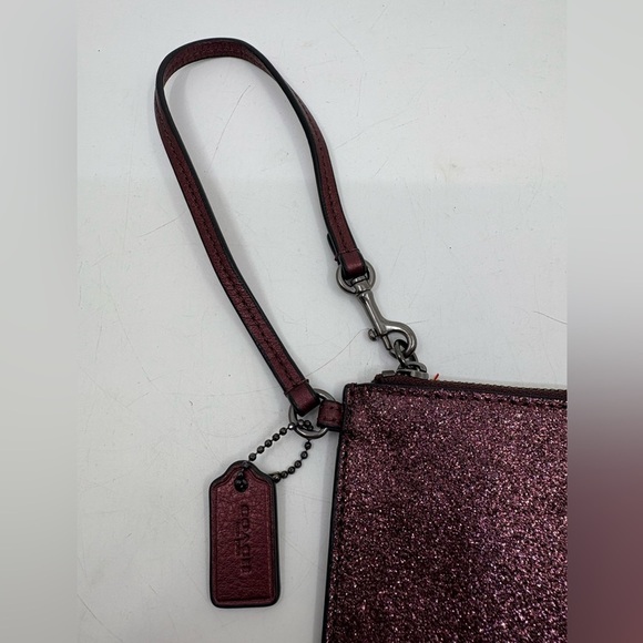 Like New COACH Sparkle Purple Wrislet - Picture 4 of 10